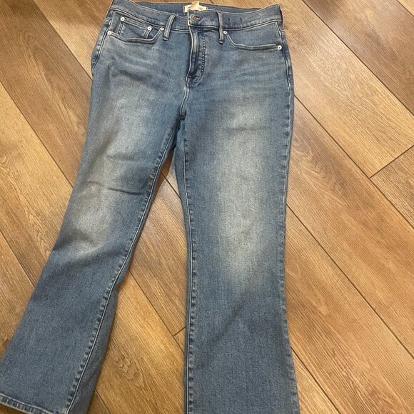 Madewell Kick Out Crop Jeans,  Oneida Wash, size 31 NWOT - Picture 4 of 6